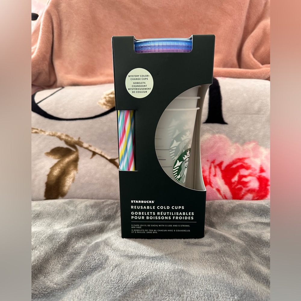 Starbucks reusable color change cold cups
